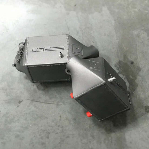 CSF 12-16 BMW M5 (F10) / 12-18 BMW M6 (F06/F12/F13) Twin Charge-Air-Cooler Set - Thermal Grey