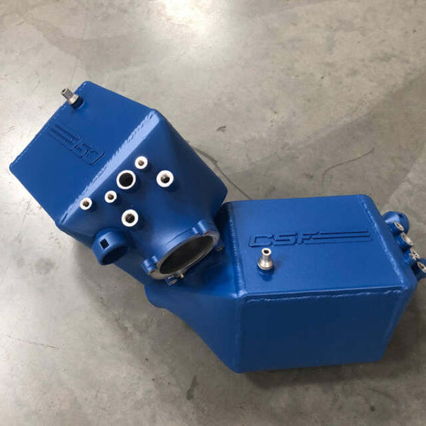 CSF 12-16 BMW M5 (F10) / 12-18 BMW M6 (F06/F12/F13) Twin Charge-Air-Cooler Set - Caliper Blue Matte