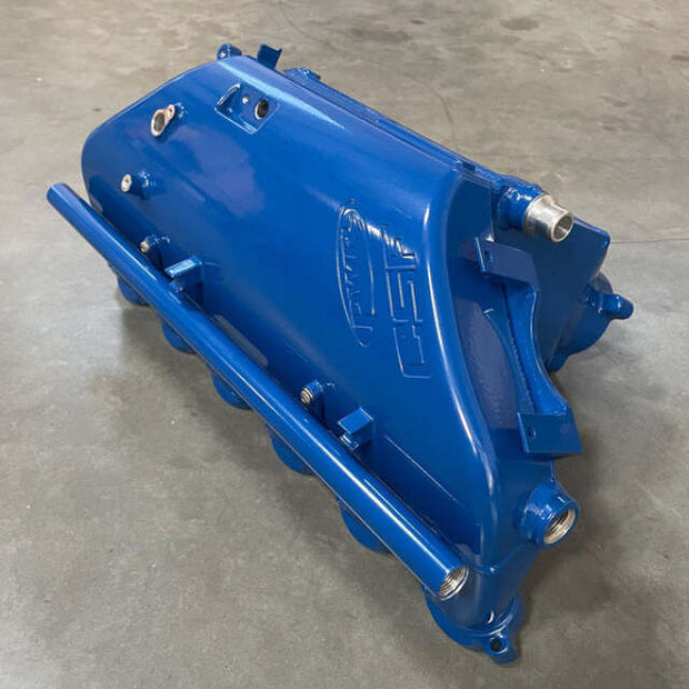 CSF BMW M2/M3/M4 S58 (G8X) Charge-Air Cooler Manifold - Santorini Royal Blue
