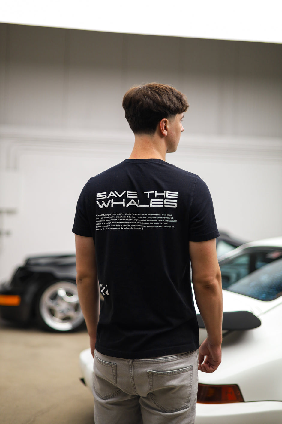 Save the Whale (tail) T-Shirt - PFAFF TUNING EDITION
