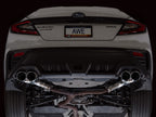 AWE Tuning 22-25 Subaru VB WRX Track Edition Axle-Back Exhaust - Chrome Silver Tips