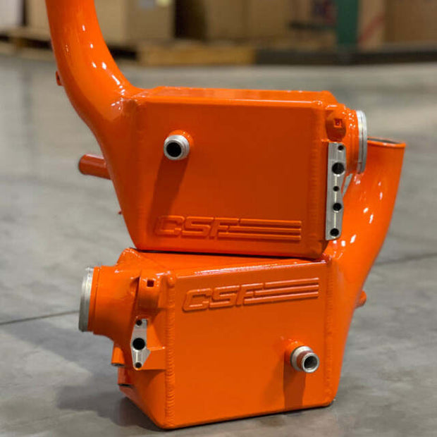 CSF 2025+ BMW G90 M5 / G99 M5 Touring Charge Air Cooler - Fire Orange