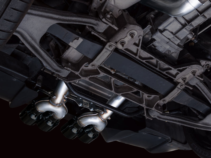 AWE Tuning C6 Chevrolet Corvette Z06/ZR1 Track Edition Axle-Back Exhaust w/ Diamond Black Tips