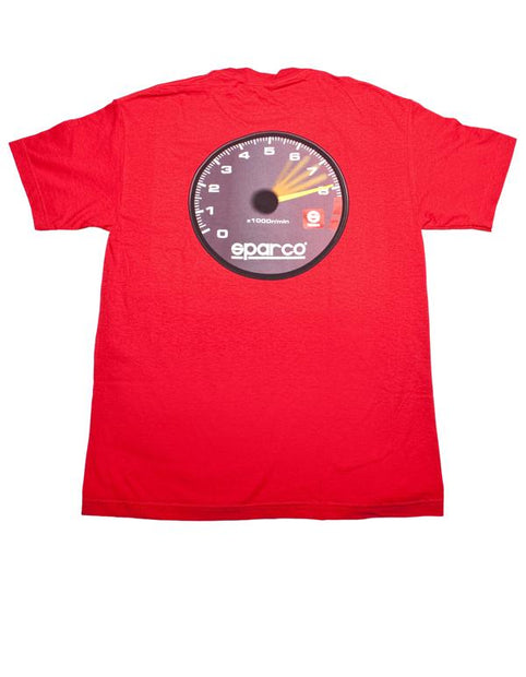 Sparco T-Shirt Tach Tri Black XLrg