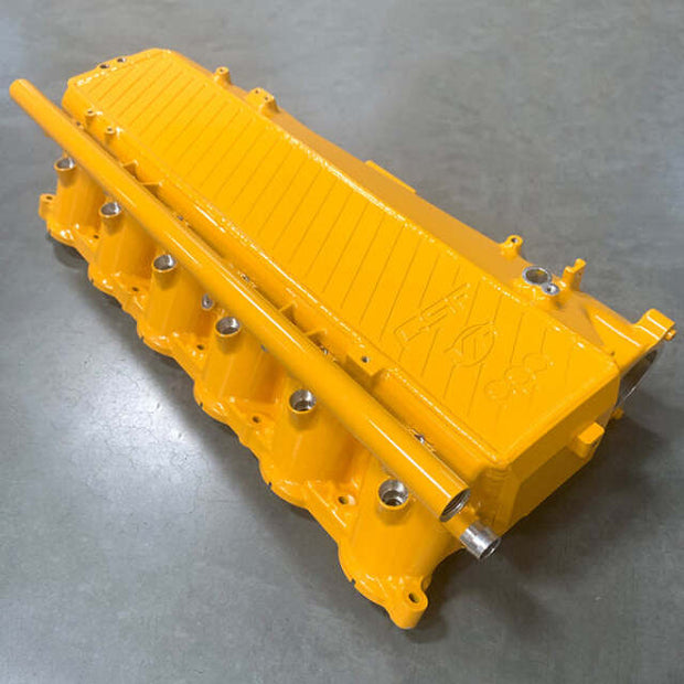 CSF BMW Gen 1 B58 Charge-Air-Cooler Manifold - Nitro Yellow
