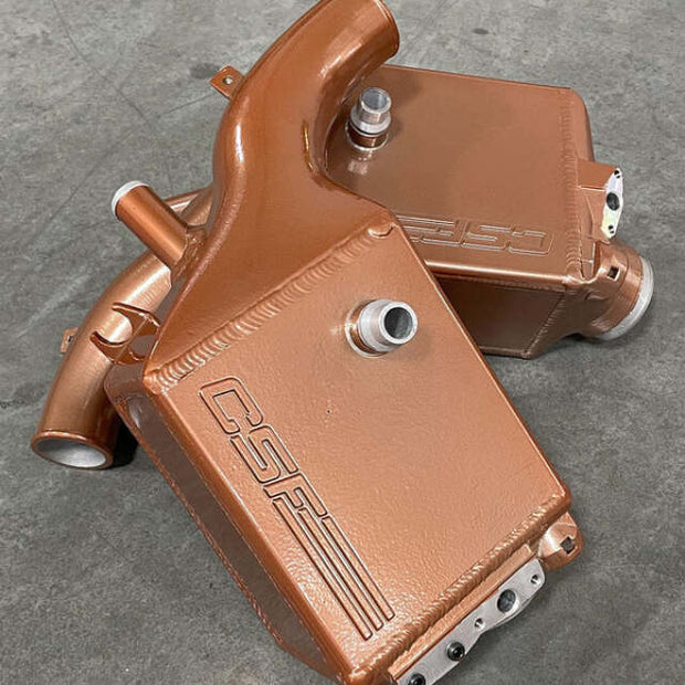 CSF 16-21 BMW M5 (F90) / 17-21 BMW M8 (F91/F92/F93) Twin Charge-Air-Cooler Set - Vintage Rose Gold