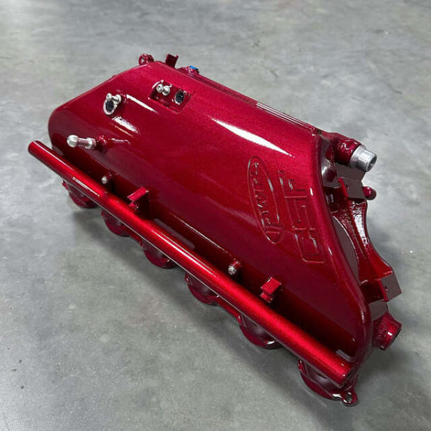 CSF BMW M2/M3/M4 S58 (G8X) Charge-Air Cooler Manifold - Illusion Cherry