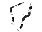 aFe BladeRunner 3in & 3-1/2in AL Hot and Cold Charge Pipe Kit Black RAM Diesel Trucks 25-26 L6-6.7L
