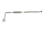 aFe Rebel Series 3in 304 Stainless Middle-Side Exit System Polished Toyota Hilux 15-26 L4-2.4/2.8L