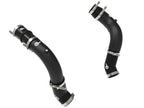 aFe BladeRunner 3in & 3-1/2in AL Hot and Cold Charge Pipe Kit Black RAM Diesel Trucks 25-26 L6-6.7L