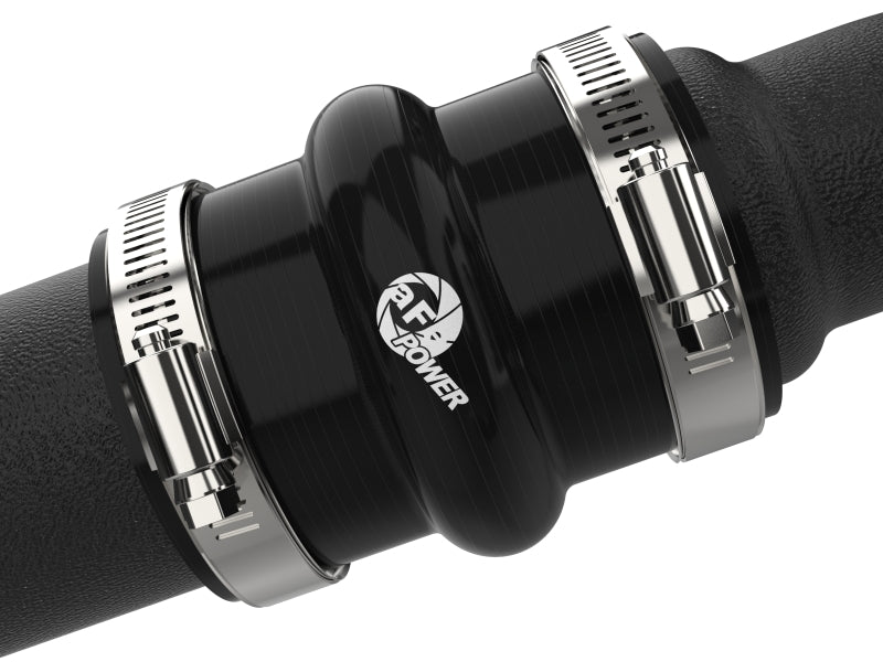 aFe BladeRunner Aluminum Hot and Cold Charge Pipe Kit Black Ford F-150 24-26 V6-2.7L (tt)