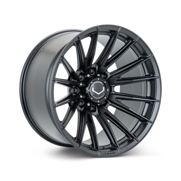 Vossen HFX-2 24x11 - 8x165.1 - ET0 - Deep Face - 125.1 - Satin Black Wheel