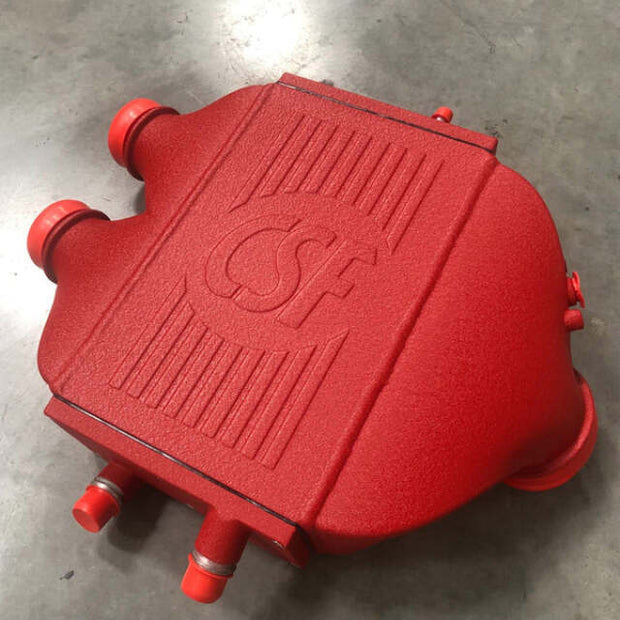 CSF 2014+ BMW M3/M4 (F8X) Top Mount Charge-Air-Cooler - Crinkle Red
