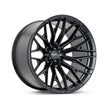 Vossen HFX-6 22x10 - 8x170 - ET-18 - Super Deep Face - 125.1 - Satin Black Wheel
