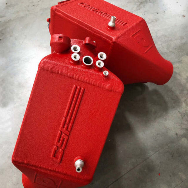 CSF 12-16 BMW M5 (F10) / 12-18 BMW M6 (F06/F12/F13) Twin Charge-Air-Cooler Set - Crinkle Red