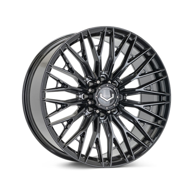 Vossen HFX-6 24X12 / 8X180 / ET44 / ULTRA DEEP / 124.3 - Gloss Black