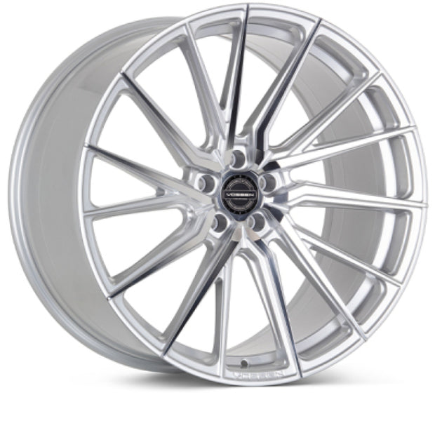 Vossen HF-4T - 20x9.5 - ET25 - 5x114.3 - 70.6 - DEEP - GB - GLOSS BLACK - LEFT SIDE