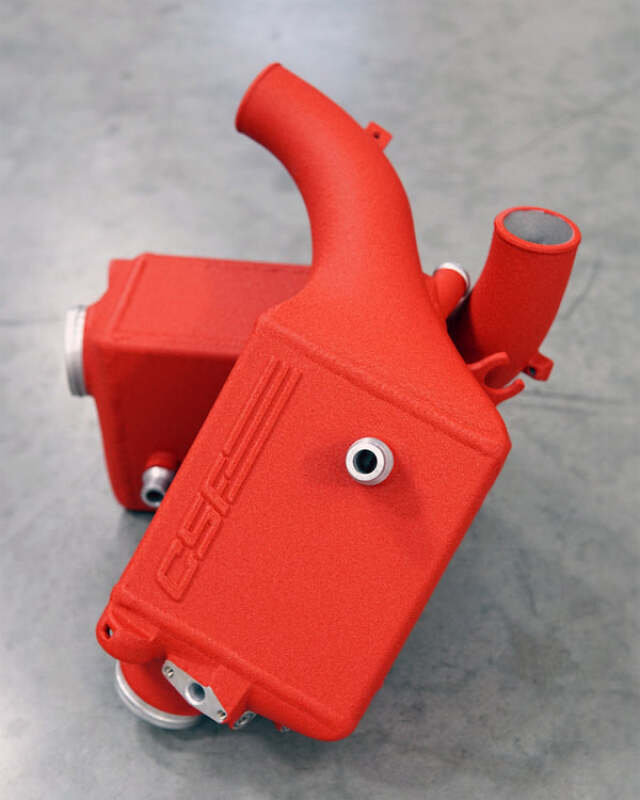 CSF 2025+ BMW G90 M5 / G99 M5 Touring Charge Air Cooler - Crinkle Red