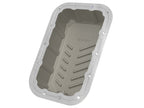 aFe POWER Street Series Engine Oil Pan Raw w/ Machined Fins Jeep Wrangler (JK) 12-18 V6-3.6L