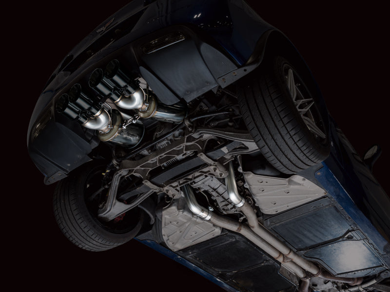 AWE Tuning C6 Chevrolet Corvette Z06/ZR1 Track Edition Axle-Back Exhaust w/ Diamond Black Tips