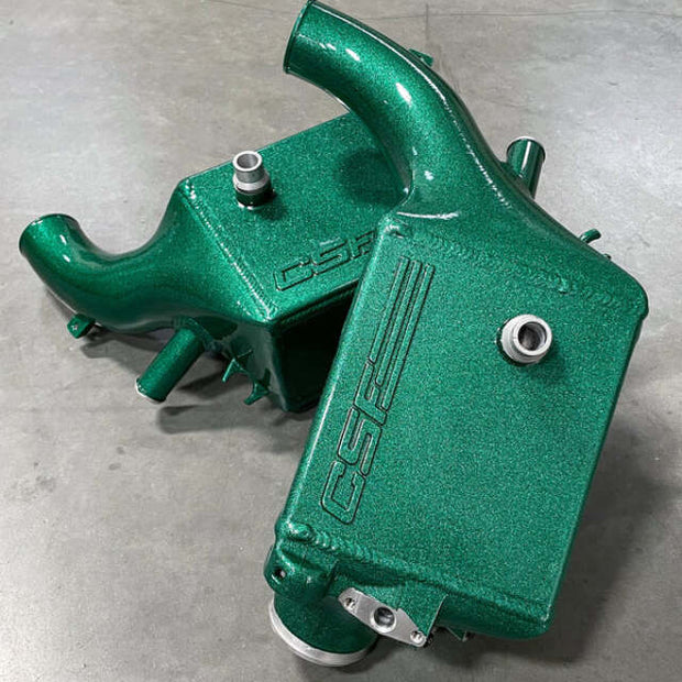 CSF 16-21 BMW M5 (F90) / 17-21 BMW M8 (F91/F92/F93) Twin Charge-Air-Cooler Set - Isle of Man Green