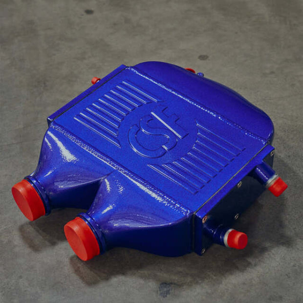 CSF 2014+ BMW M3/M4 (F8X) Top Mount Charge-Air-Cooler - San Marino Blue