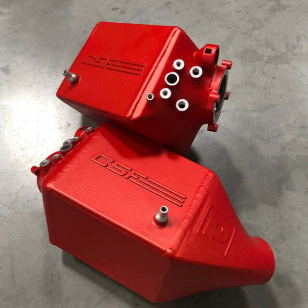 CSF 12-16 BMW M5 (F10) / 12-18 BMW M6 (F06/F12/F13) Twin Charge-Air-Cooler Set - Anodized Red
