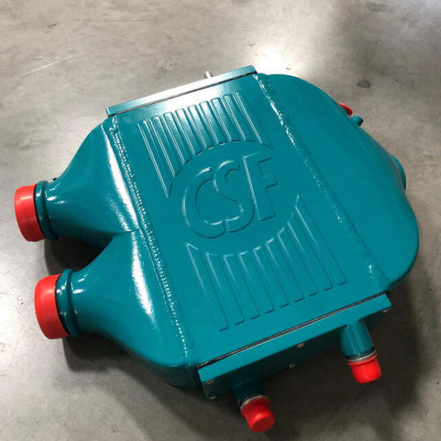 CSF 2014+ BMW M3/M4 (F8X) Top Mount Charge-Air-Cooler - Custom Teal