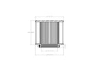 aFe Magnum FORCE Intake Replacement Air Filter w/ D2 Dry Media 4in F x7in B x7in T x6in H