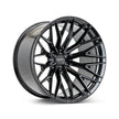 Vossen HFX-6 22x10 - 8x165.1 - ET-18 - Super Deep Face - 125.1 - Gloss Black Wheel