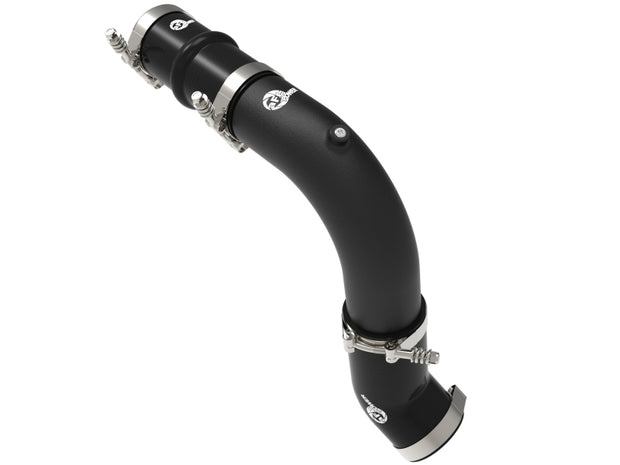 aFe BladeRunner 3in Aluminum Hot Charge Pipe Black RAM Diesel Trucks 25-26 L6-6.7L (td)