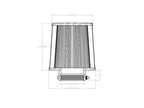 aFe Magnum FORCE Intake Replacement Air Filter w D2 Dura-Dry Media 3-7/8in F x8in B x7in T x8in H