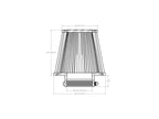 aFe Magnum FORCE Intake Replacement Air Filter w D2 Dura-Dry Media 4in F x8in B x5-1/2in T x7in H