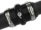 aFe BladeRunner 2in to 2-1/2in Aluminum Hot Charge Pipe Black Ford F-150 24-26 V6-2.7L (tt)