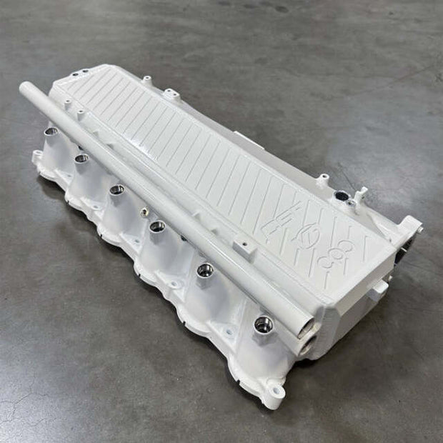 CSF BMW Gen 1 B58 Charge-Air-Cooler Manifold - Refraction Blue Satin