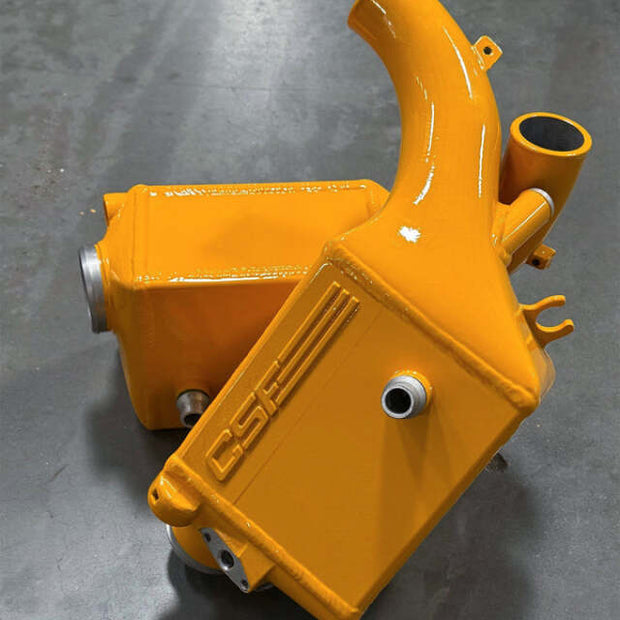 CSF 2025+ BMW G90 M5 / G99 M5 Touring Charge Air Cooler - Nitro Yellow