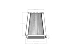aFe Magnum FORCE Intake Replacement Air Filter w/ D2 Media 5-1/2in F x7in B x5-1/2in T x8in H