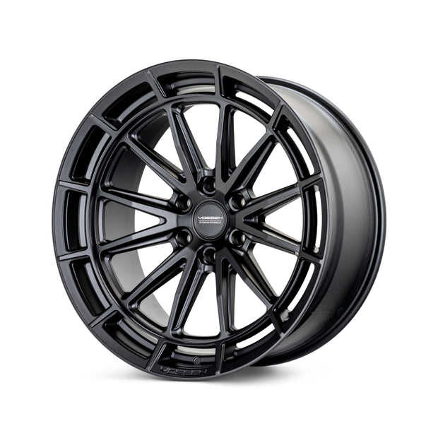 Vossen HFX-5 24X12 / 8X165.1 / ET44 / ULTRA DEEP / 125.1 - Satin Black