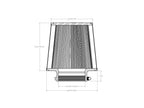 aFe Magnum FORCE Intake Replacement Air Filter w/ D2 Dry Media 4-1/2in F x8-1/2in B x7in T x8in H