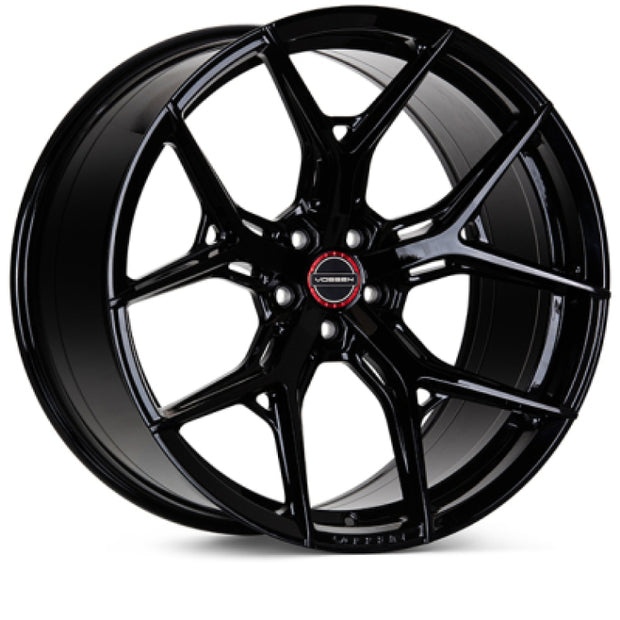 Vossen HF5 - 19x9.5 - ET54 - 5x120.65 - 70.3 - FLAT - GB - GLOSS BLACK