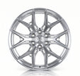 Vossen HF6-4 24X12 / 8x180 / ET44 / ULTRA DEEP / 124.3 - Silver Polished