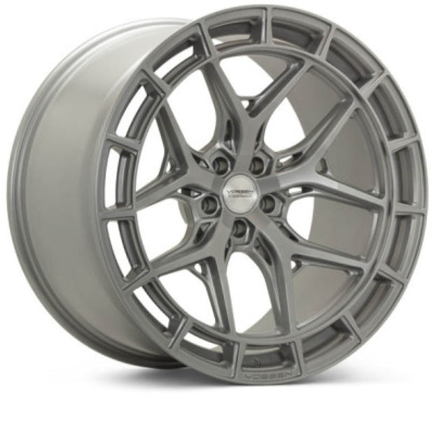 Vossen HFX-1 - 20x11 - ET8 - 5x112 - 66.56 - SUPER DEEP - SS - SATIN SILVER