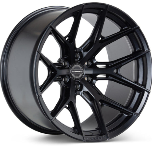 Vossen HF6-4 24X10 / 8X180 / ET15 / DEEP / 124.3 - Satin Black