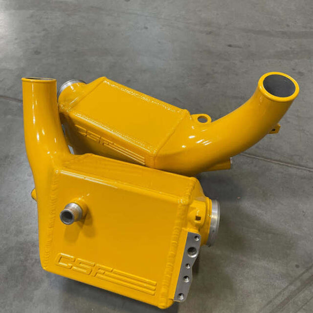 CSF 2025+ BMW G90 M5 / G99 M5 Touring Charge Air Cooler - Mustard Yellow