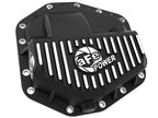 aFe POWER Pro Series Front Diff Cover Black w/ Machined Fins Ford F-250/350 23-26 (Dana M235)