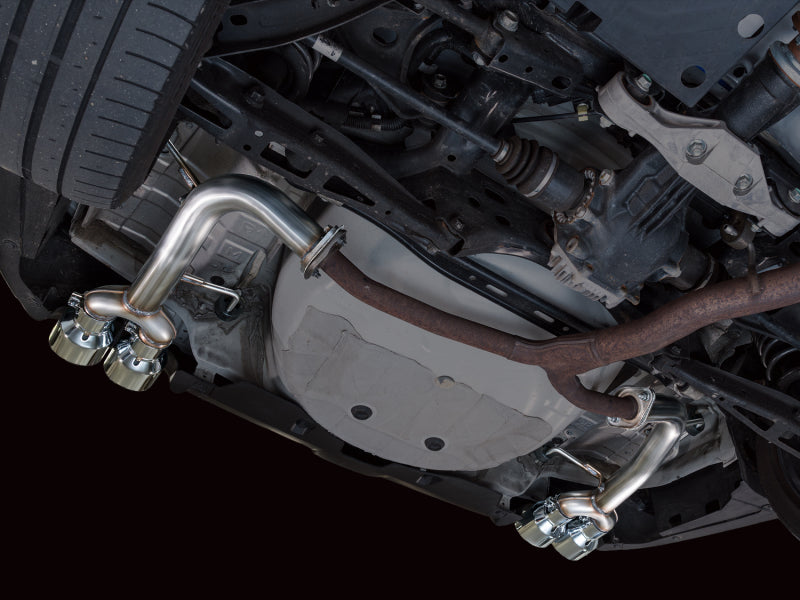 AWE Tuning 22-25 Subaru VB WRX Track Edition Axle-Back Exhaust - Chrome Silver Tips