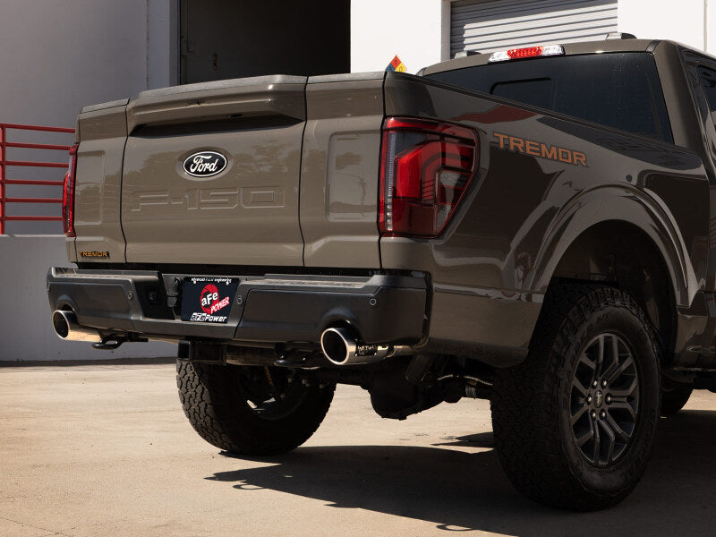 aFe 21-26 Ford F150 Tremor Gemini XV 3IN 304SS Cat-Back Exhaust Dual Rear Exit w/Polished Tips