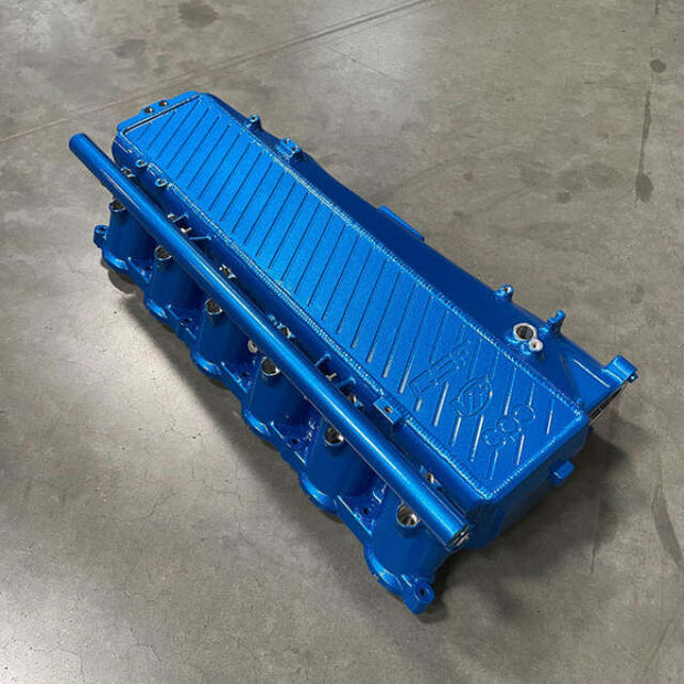 CSF BMW Gen 1 B58 Charge-Air-Cooler Manifold - Cusco/Verus Engineering Blue