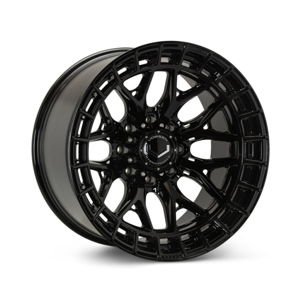 Vossen HFX-1 20x10 - 8x180 - ET18 - Super Deep Face - 124.3 - Gloss Black Wheel