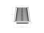 aFe Magnum FORCE Intake Replacement Air Filter w D2 Dura-Dry Media 5-1/2in F x9in B x7in T x8in H